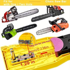 Hainsaw Teeth Sharpener, Portable Chain Saw Sharpener Tool, Chainsaw Sharpener Universal Chain Saw Blade Sharpener (Style: Electric chain saw)